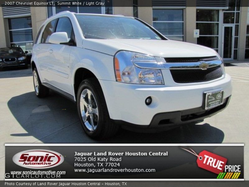 Summit White / Light Gray 2007 Chevrolet Equinox LT