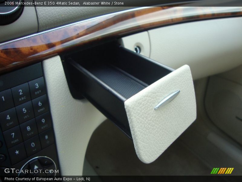 Alabaster White / Stone 2006 Mercedes-Benz E 350 4Matic Sedan