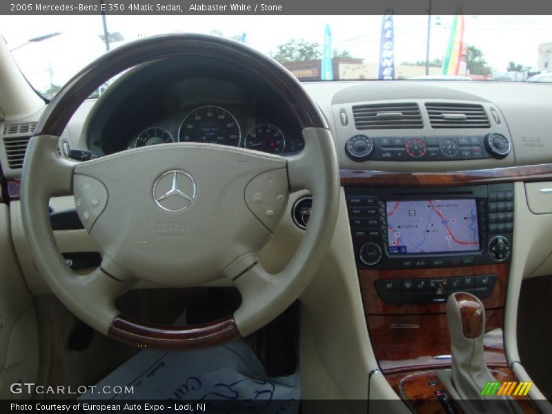Alabaster White / Stone 2006 Mercedes-Benz E 350 4Matic Sedan