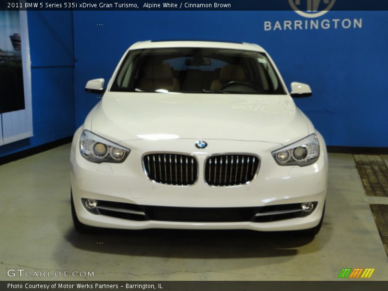 Alpine White / Cinnamon Brown 2011 BMW 5 Series 535i xDrive Gran Turismo