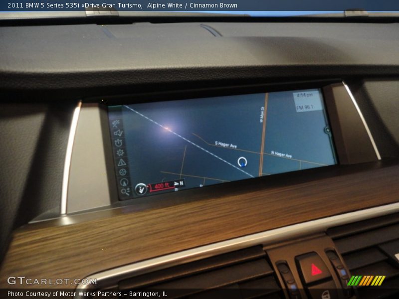 Alpine White / Cinnamon Brown 2011 BMW 5 Series 535i xDrive Gran Turismo