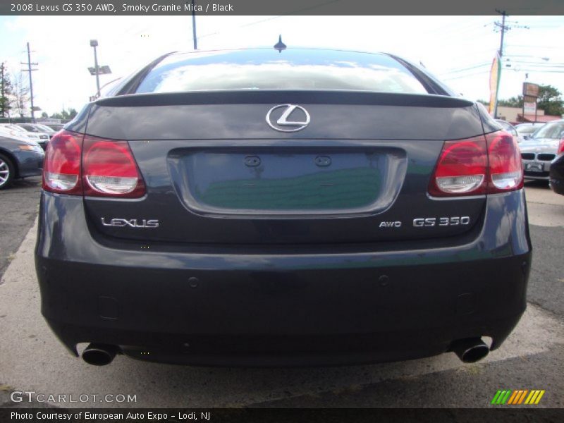 Smoky Granite Mica / Black 2008 Lexus GS 350 AWD