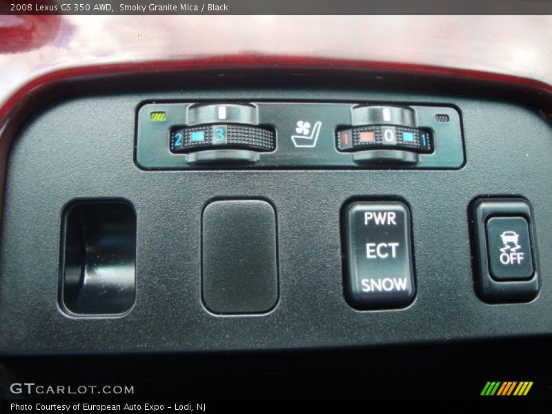 Smoky Granite Mica / Black 2008 Lexus GS 350 AWD