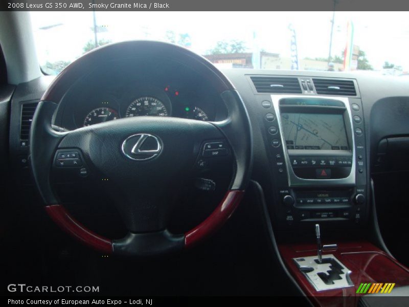 Smoky Granite Mica / Black 2008 Lexus GS 350 AWD