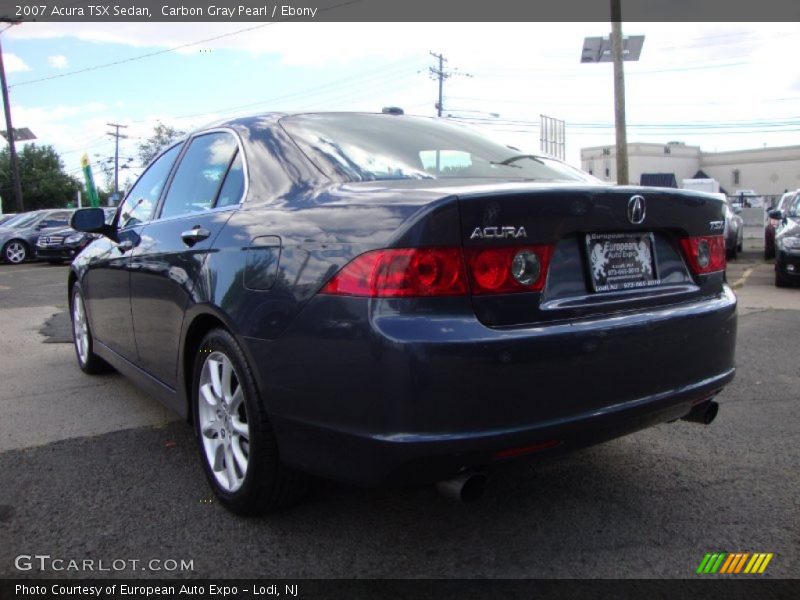 Carbon Gray Pearl / Ebony 2007 Acura TSX Sedan