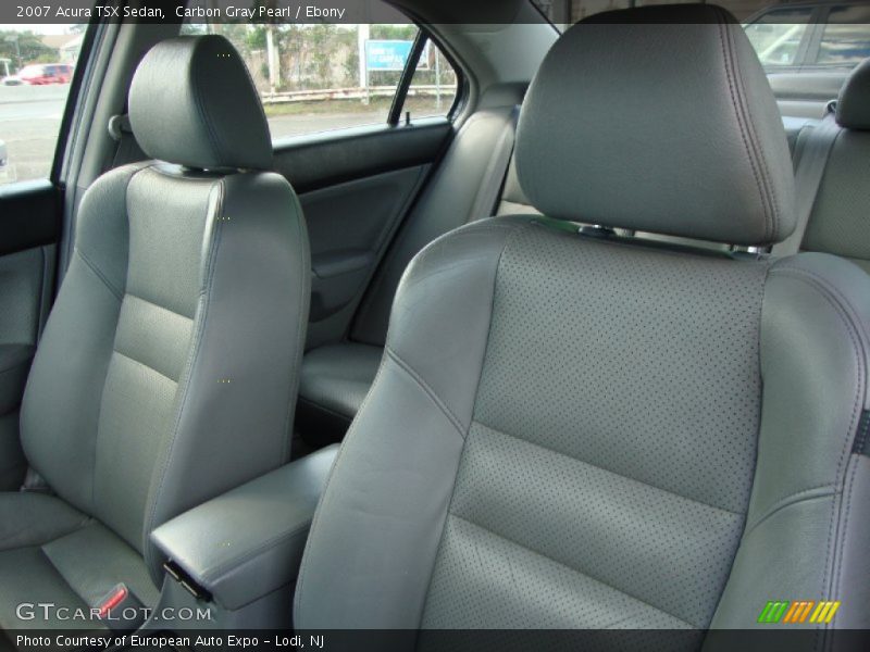 Carbon Gray Pearl / Ebony 2007 Acura TSX Sedan