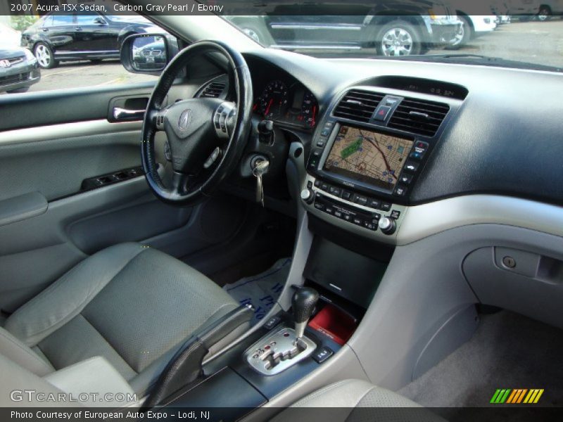 Carbon Gray Pearl / Ebony 2007 Acura TSX Sedan
