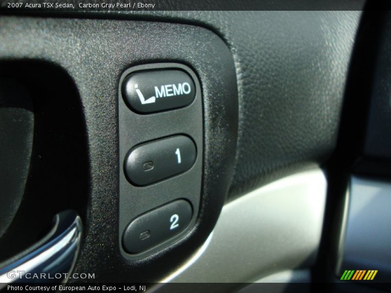 Carbon Gray Pearl / Ebony 2007 Acura TSX Sedan