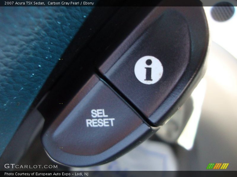 Carbon Gray Pearl / Ebony 2007 Acura TSX Sedan