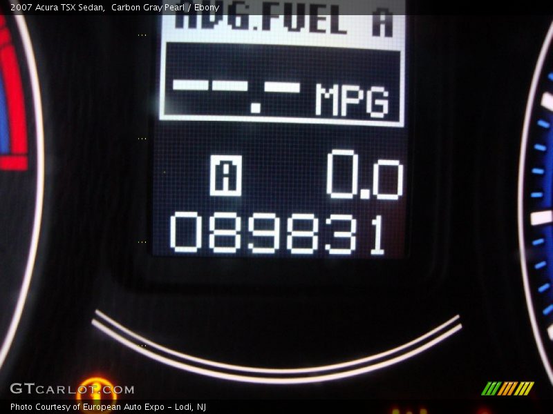 Carbon Gray Pearl / Ebony 2007 Acura TSX Sedan