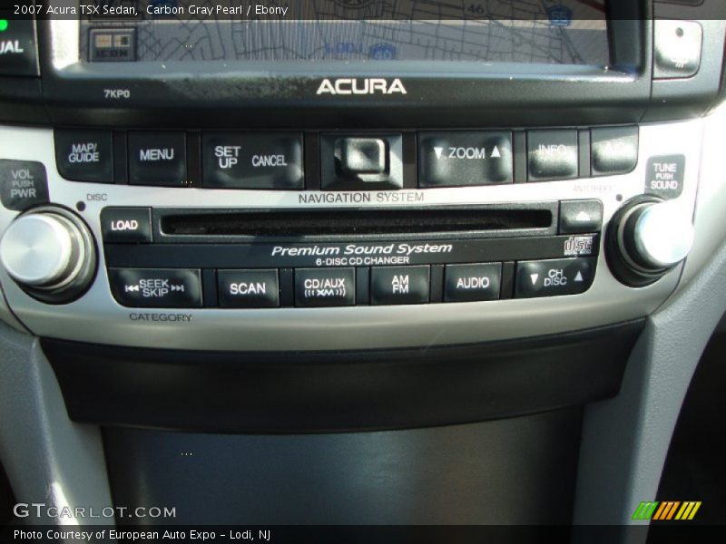 Carbon Gray Pearl / Ebony 2007 Acura TSX Sedan