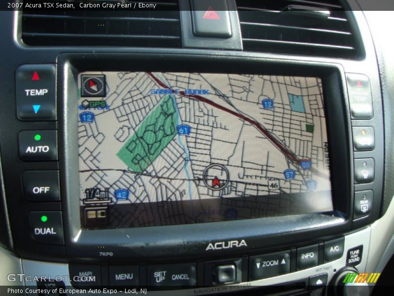 Carbon Gray Pearl / Ebony 2007 Acura TSX Sedan