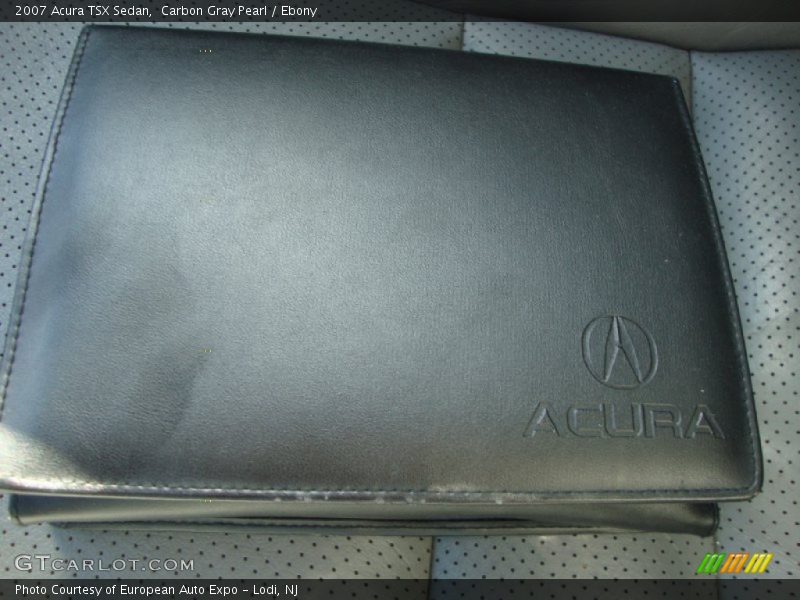 Carbon Gray Pearl / Ebony 2007 Acura TSX Sedan