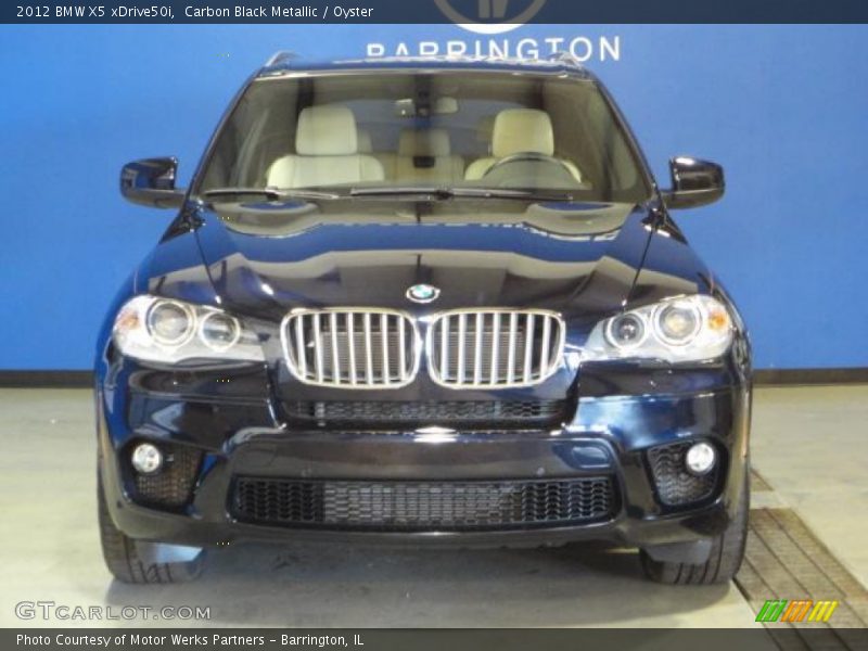 Carbon Black Metallic / Oyster 2012 BMW X5 xDrive50i
