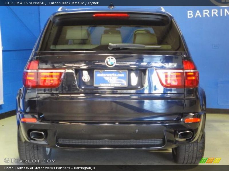 Carbon Black Metallic / Oyster 2012 BMW X5 xDrive50i