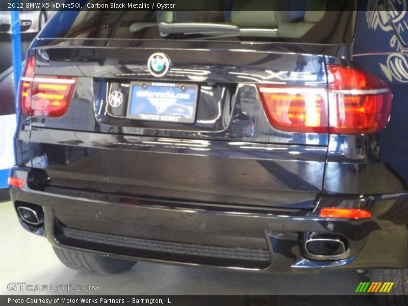 Carbon Black Metallic / Oyster 2012 BMW X5 xDrive50i