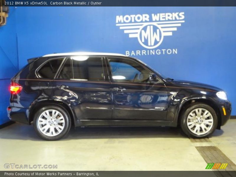 Carbon Black Metallic / Oyster 2012 BMW X5 xDrive50i