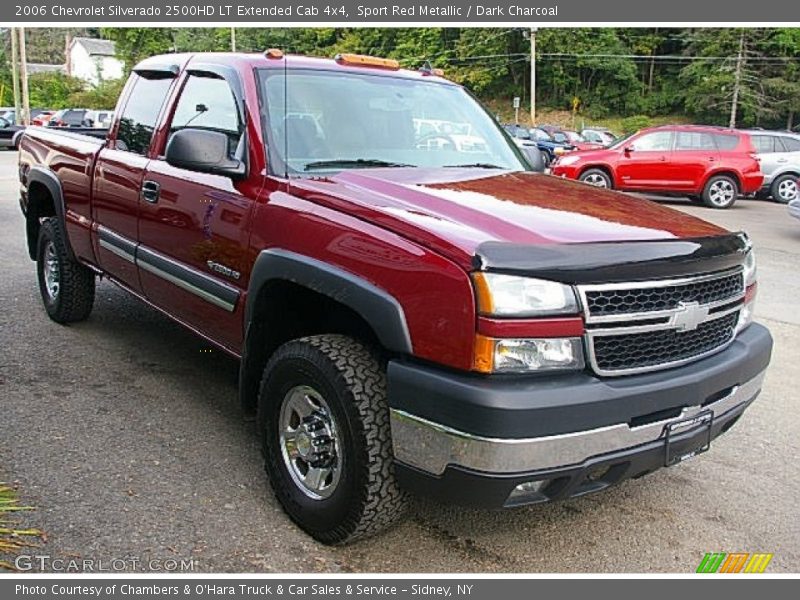 Sport Red Metallic / Dark Charcoal 2006 Chevrolet Silverado 2500HD LT Extended Cab 4x4