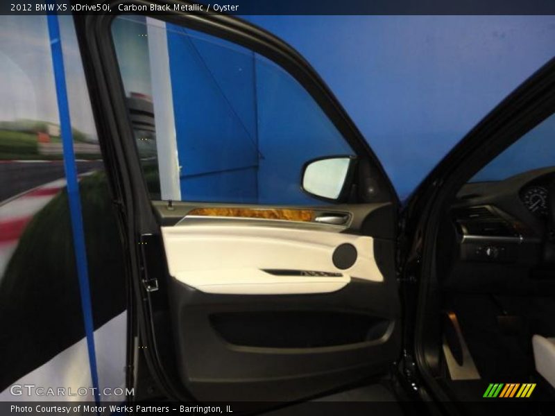Carbon Black Metallic / Oyster 2012 BMW X5 xDrive50i