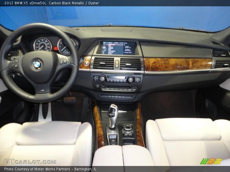 Carbon Black Metallic / Oyster 2012 BMW X5 xDrive50i