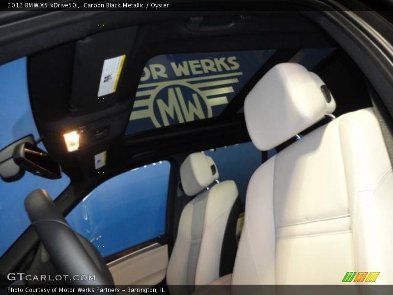 Carbon Black Metallic / Oyster 2012 BMW X5 xDrive50i