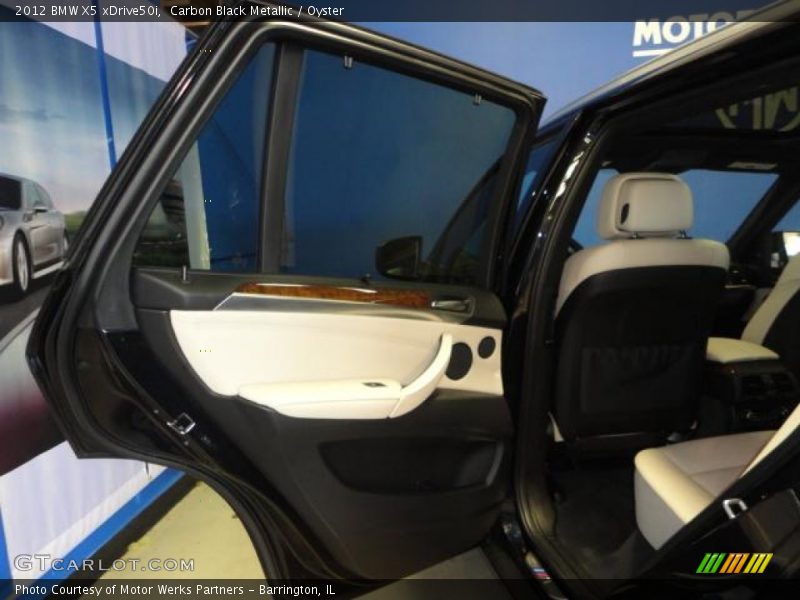 Carbon Black Metallic / Oyster 2012 BMW X5 xDrive50i