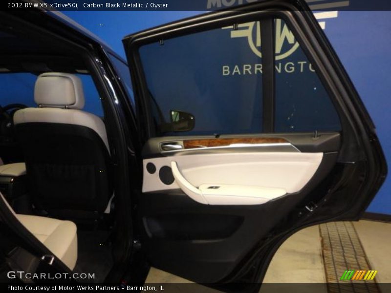 Carbon Black Metallic / Oyster 2012 BMW X5 xDrive50i