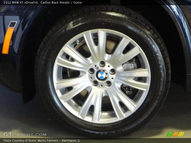 Carbon Black Metallic / Oyster 2012 BMW X5 xDrive50i