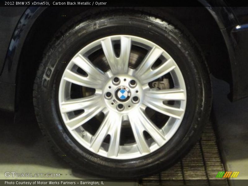 Carbon Black Metallic / Oyster 2012 BMW X5 xDrive50i