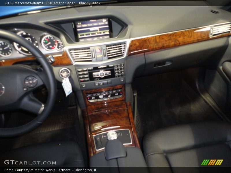 Black / Black 2012 Mercedes-Benz E 350 4Matic Sedan