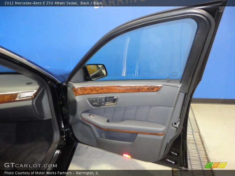 Black / Black 2012 Mercedes-Benz E 350 4Matic Sedan