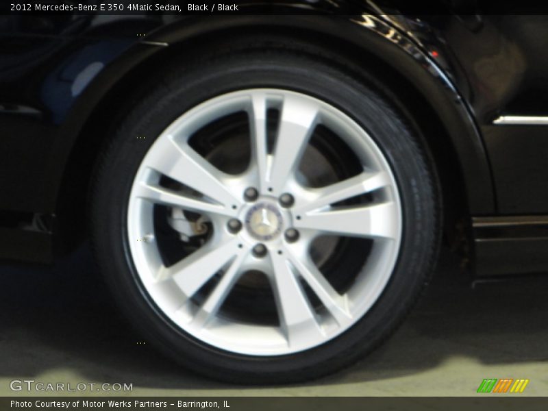Black / Black 2012 Mercedes-Benz E 350 4Matic Sedan