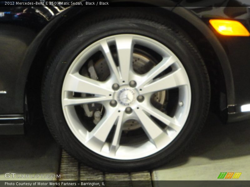 Black / Black 2012 Mercedes-Benz E 350 4Matic Sedan
