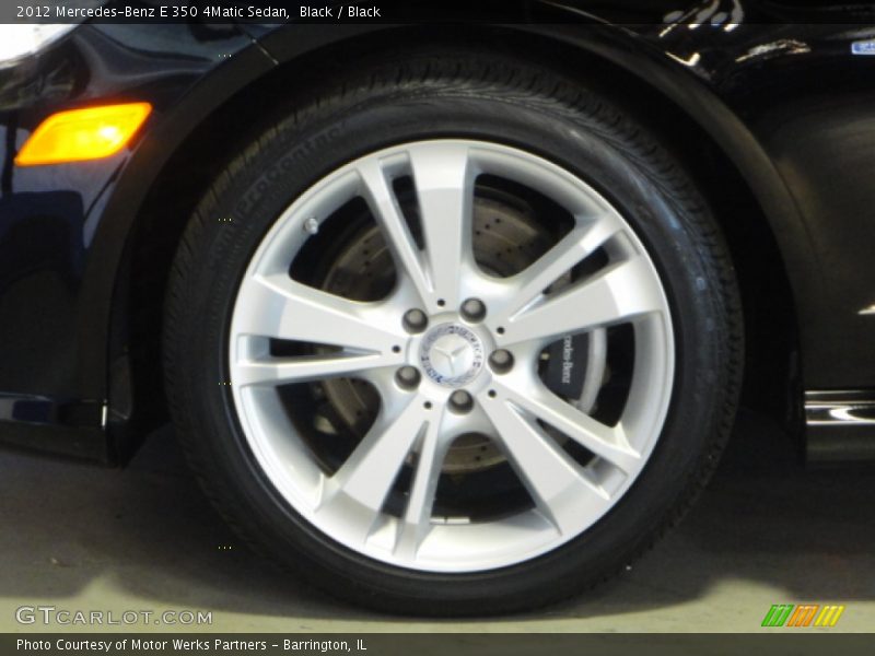 Black / Black 2012 Mercedes-Benz E 350 4Matic Sedan