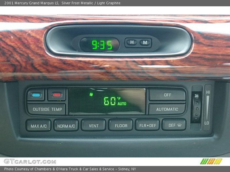 Silver Frost Metallic / Light Graphite 2001 Mercury Grand Marquis LS