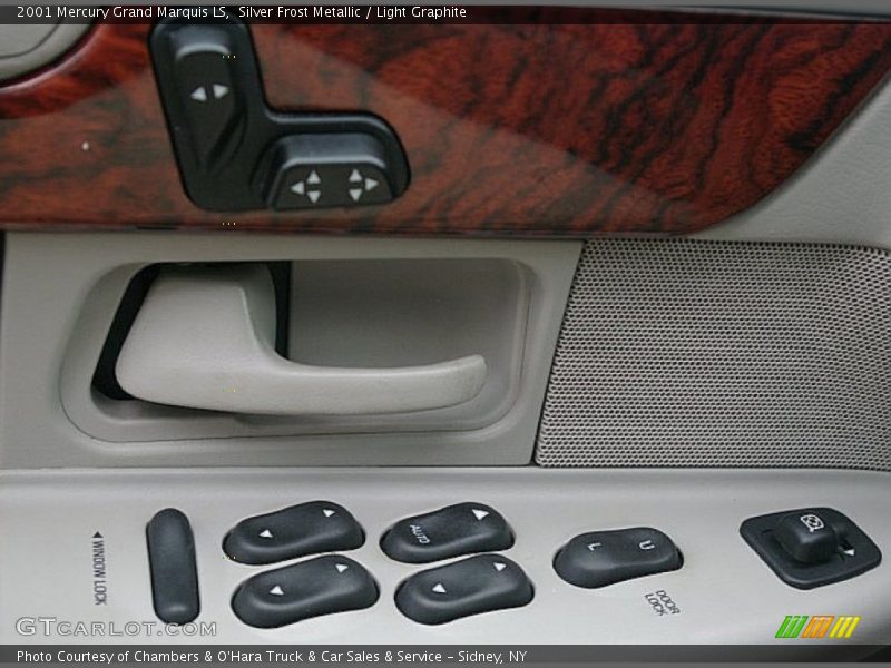 Silver Frost Metallic / Light Graphite 2001 Mercury Grand Marquis LS