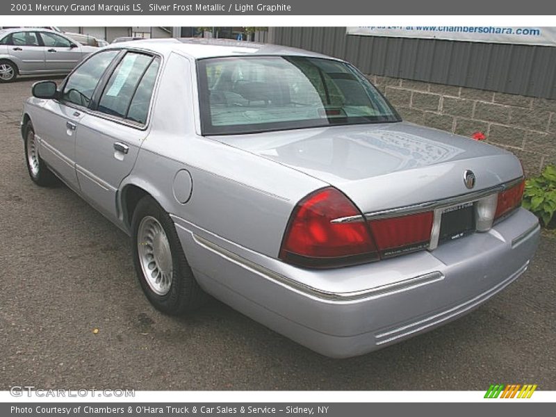 Silver Frost Metallic / Light Graphite 2001 Mercury Grand Marquis LS