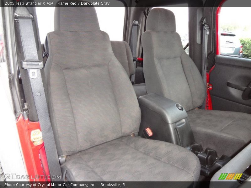 Flame Red / Dark Slate Gray 2005 Jeep Wrangler X 4x4