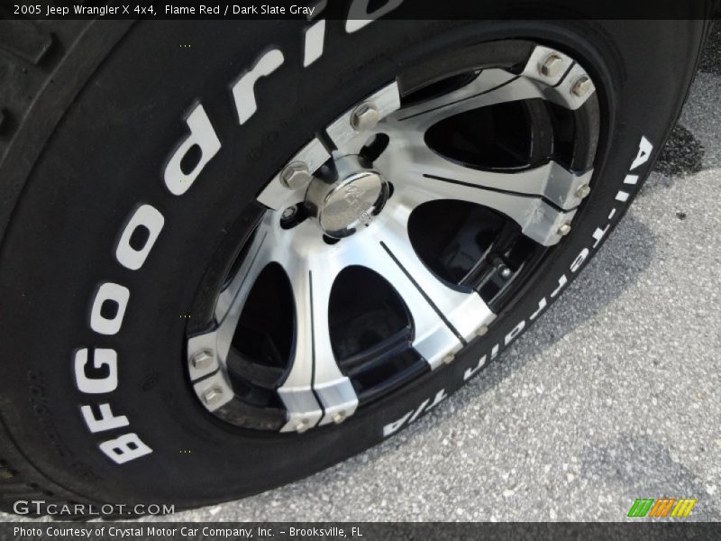 Flame Red / Dark Slate Gray 2005 Jeep Wrangler X 4x4