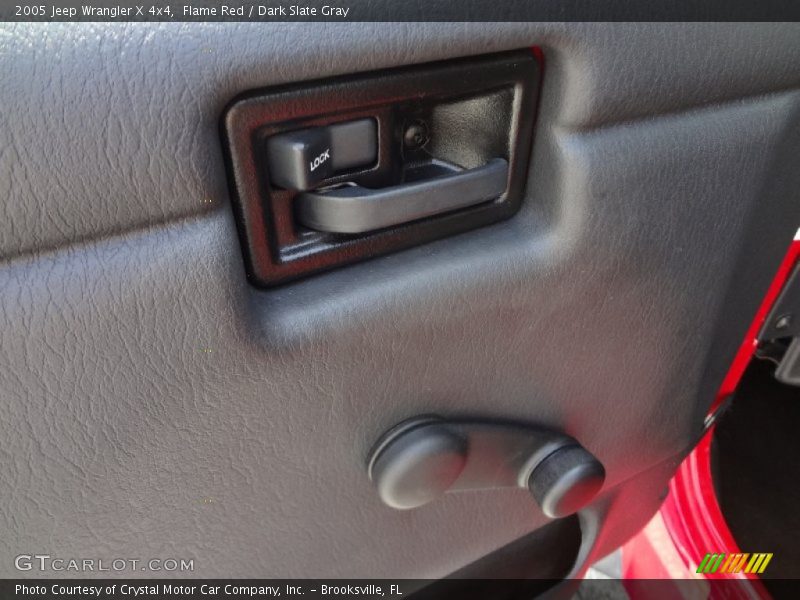 Flame Red / Dark Slate Gray 2005 Jeep Wrangler X 4x4