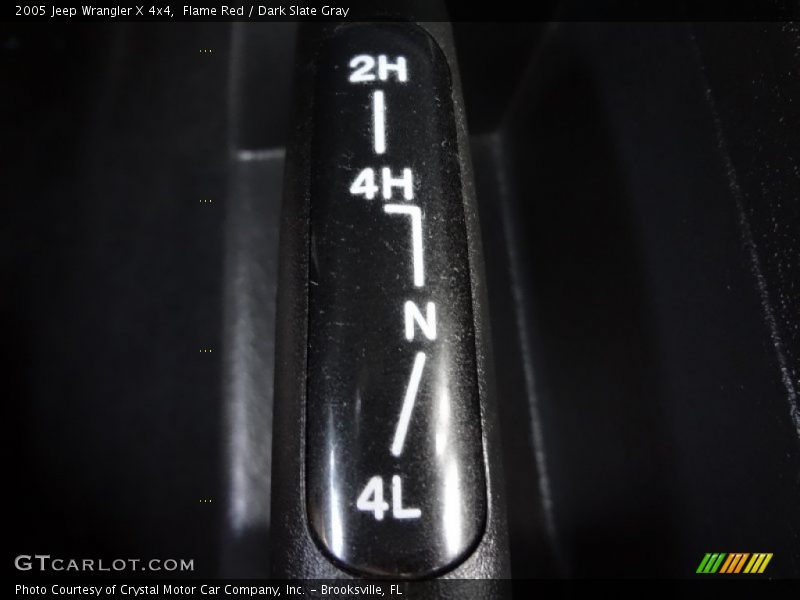 Flame Red / Dark Slate Gray 2005 Jeep Wrangler X 4x4