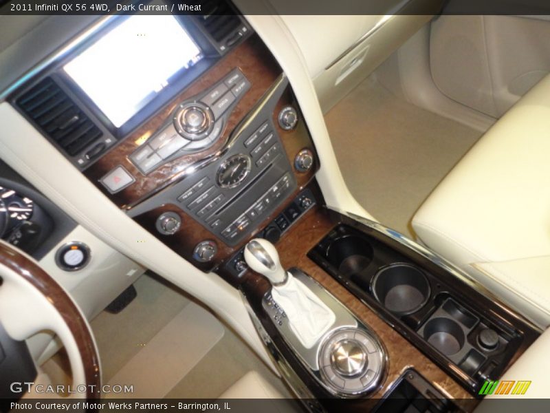 Dark Currant / Wheat 2011 Infiniti QX 56 4WD