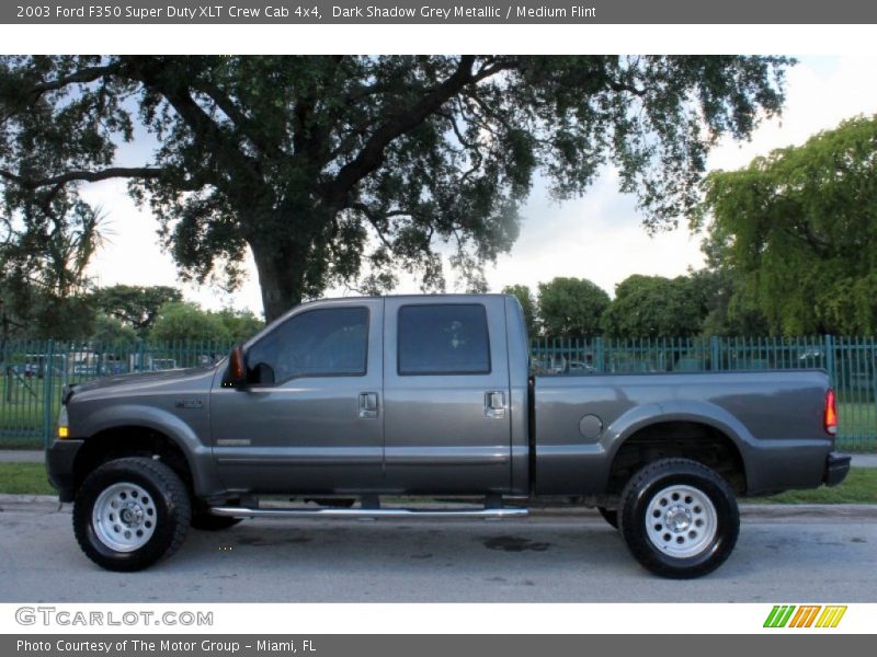 Dark Shadow Grey Metallic / Medium Flint 2003 Ford F350 Super Duty XLT Crew Cab 4x4