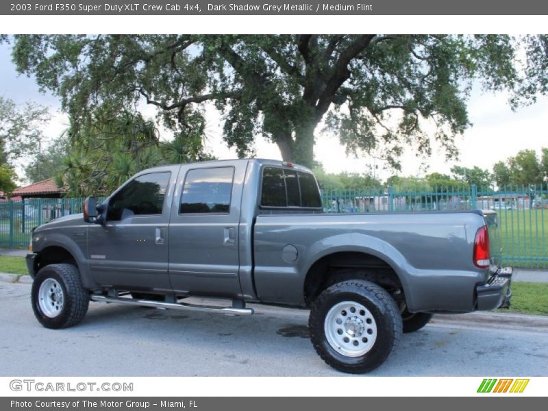 Dark Shadow Grey Metallic / Medium Flint 2003 Ford F350 Super Duty XLT Crew Cab 4x4