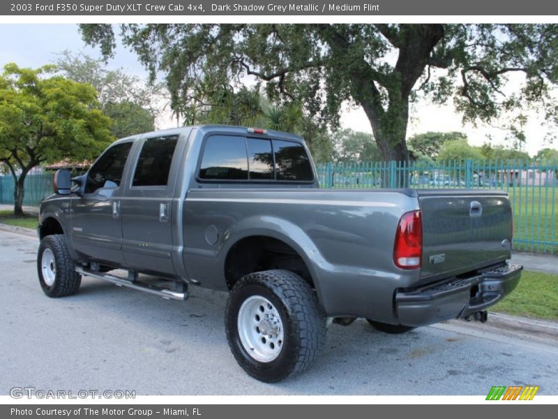 Dark Shadow Grey Metallic / Medium Flint 2003 Ford F350 Super Duty XLT Crew Cab 4x4