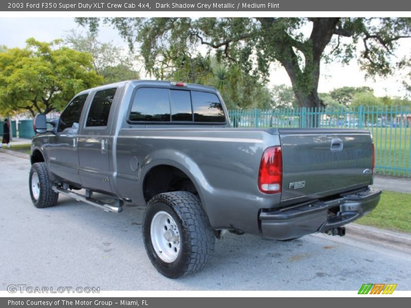 Dark Shadow Grey Metallic / Medium Flint 2003 Ford F350 Super Duty XLT Crew Cab 4x4