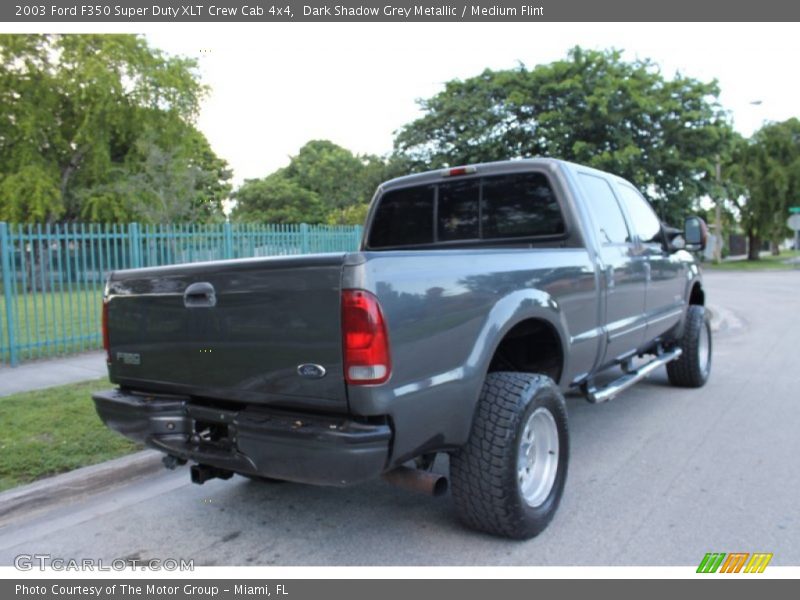 Dark Shadow Grey Metallic / Medium Flint 2003 Ford F350 Super Duty XLT Crew Cab 4x4