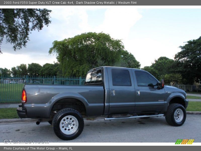Dark Shadow Grey Metallic / Medium Flint 2003 Ford F350 Super Duty XLT Crew Cab 4x4