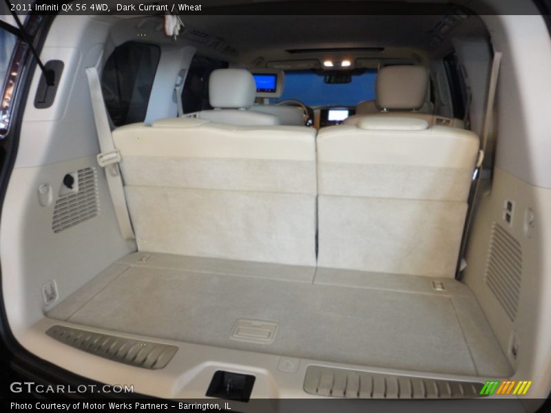 Dark Currant / Wheat 2011 Infiniti QX 56 4WD
