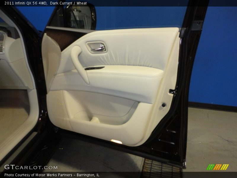 Dark Currant / Wheat 2011 Infiniti QX 56 4WD